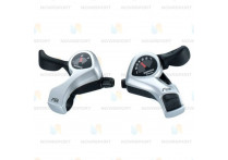 Шифтер Shimano Tourney SL-TX50 лев/пр 3x6(SIS)ск тр.+оплетк ESLTX50P6SAT Шифтер Shimano Tourney SL-TX50 лев/пр 3x6(SIS)ск тр.+оплетк ESLTX50P6SAT