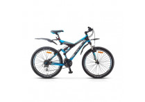 Велосипед Stels Navigator V 26 (2015) Черный/Серебристый/Голубой