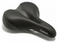 Velo vl-6219, комфорт. размер: 272х210х57мм. вес: 505г. основа: double dencity base. обшивка: pu. наполнитель: пена высокой плотности. рельсы: сталь. система амортизации: arctech suspension. прочие технологии: arctech / zonecut / handle, чёрно-серое