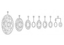 Звезды д/кассеты Shimano XT M771-10 (19-21-23T) Y1YR98020