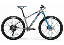 Велосипед Merida Big Seven 600 Shiny Silver (Sky Blue/Blue) 2018