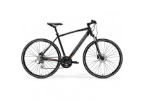 Велосипед Merida Crossway 20-D MattBlack (Orange) 2019