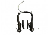 Alhonga тормоз v-brake hj-725ad7 передний, trekking/city/mtb, алюминий, рамки 110мм, направляющая 90*, чёрный,196г