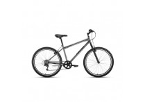Велосипед 26' Altair MTB HT 26 1.0 6 ск Серый/Черный 19-20 г