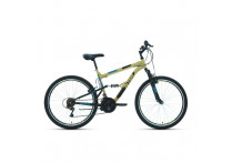 Велосипед 26' Altair MTB FS 26 1.0 18 ск Бежевый/Черный 19-20 г
