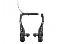 Shimano тормоз v-brake br-t670 deore lx задний, черный, колодки m70ct4, болты 25мм, без уп.
