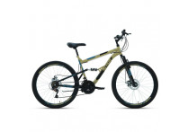 Велосипед 26' Altair MTB FS 26 2.0 disc 18 ск Бежевый/Черный 19-20 г