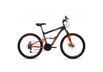 Велосипед 26' Altair MTB FS 26 2.0 disc 18 ск Серый/Оранжевый 19-20 г