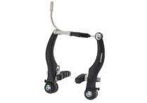 Тормоза V-brake HJ-808PE, сталь в пластике, рамки 110мм, передний+задний