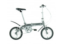 Dahon Dove Uno Quick Silver серебристый, 1 скорость, колеса 14