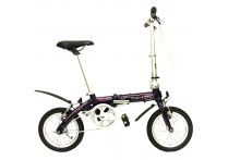 Dahon Dove Uno темно-фиолетовый, 1 скорость, колеса 14