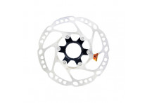 Тормозной диск Shimano Deore RT64 160мм C.Lock, с стоп. кольцом внешн. шлицы ESMRT64SEC