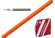 Alhonga переключения 4мм со смазкой, 30м, в коробке. Цвет: NEON ORANGE