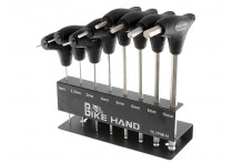 Bike hand yc-tphb-10 Г-образные шестигранники 2/2,5/3/4/5/6/8/10мм со скошенным торцом на подставке, комплект