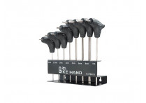 Bike hand yc-tphb-t25 Г-образные шестигранники 2/2,5/3/4/5/6/8мм/Т25 со скошенным торцом на подставке, комплект