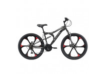 Велосипед Black One Totem FS 26 D FW серый/черный/серый 2020-2021 39612 (18')(H000017189)