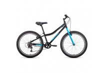 Велосипед 24' Altair MTB HT 24 1.0 6 ск 20-21 г 39019 12' Темно-синий/Мятный/RBKT11N46003