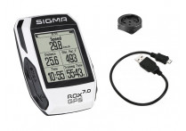 Велокомпьютер SIGMA ROX GPS 7.0 белый, навигация по треку, сравнение скоростей, расстояние, температура, высота, дисп... Велокомпьютер SIGMA ROX GPS 7.0 белый, навигация по треку, сравнение скоростей, расстояние, температура, высота, дисп...
