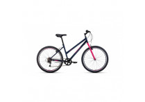 Велосипед 26' Altair MTB HT 26 Low 6 ск Темно-синий/Розовый 20-21 г