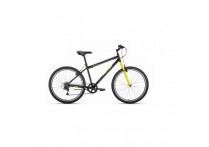 Велосипед 26' Altair MTB HT 26 1.0 7 ск Черный/Желтый 20-21 г 39023 17' RBKT1M166011