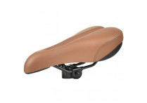Седло вело DS-2498 MTB 260*160mm, 600гр,комфорт,пружины,коричневый
