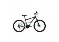 Велосипед 26' Altair MTB FS 26 2.0 disc 18 ск Черный/Красный 20-21 г 39012 18' RBKT1F16E018