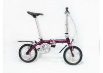 Велосипед скл. Dahon Dove Uno Royal Purple. Крылья, подножка
