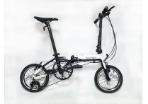 Велосипед DAHON K3 складной, White Black. Насос в подс. штыре