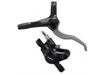 Тормоз диск. Shimano, MT400, BL(лев)/BR(передн), полимер. колодк., 1000мм, цв. ручки серебрист