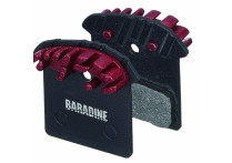 BARADINE Колодки для диск. торм. DS-52F+SP-52 вентилиреумые органические, алюминиевая пластина с теплоотводом (Shimano XTR M985, XT M785, SLX M675, SLX M666, Deore M615, FSA K-Force DB-XC-9000 и FSA Afterburner DB-XC-9150)