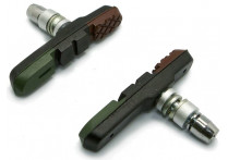 Zeit z-629 для v-brake, резьбовые, 72 мм, чёр./коричн./зел., совместимость: shimano xtr/xt, блистер