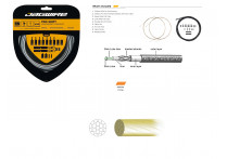 Комплект JAGWIRE Pro Shift Kit, оранжевый