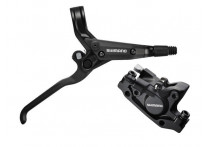 Shimano тормоз дисковый гидравлический bl-t445(лев)/br-m446(пер), с адаптером standart, гидролиния 850 мм., чёрный