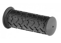 Velo грипсы vlg-197, 20х82мм, kraton, с фланцами, с закрытым концом, чёрные
