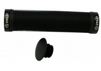 Velo грипсы vlg-1266-ad2, 22,4х135мм, пластик/гель, поверхность anti slip, с 2 ал.грипстопами g2 lock, двусторонние, с заглушками vlp-69-1