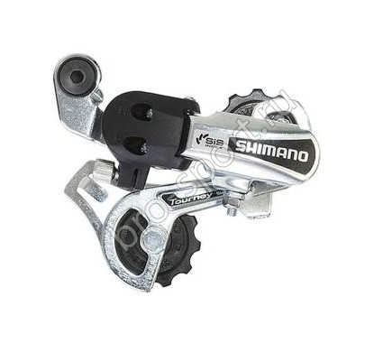 Переключатель задний Shimano Tourney TY21-B GS 6ск крепление на болт серебро б/уп ARDTY21BGSDS