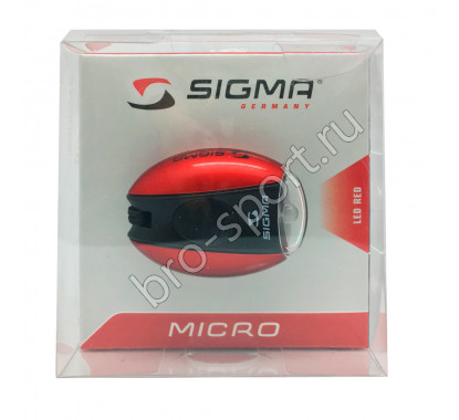 Фонарь SIGMA MICRO красный