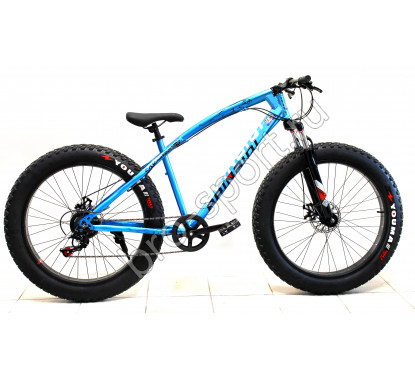 Велосипед Fatbike Beinaiqi синий на спицах