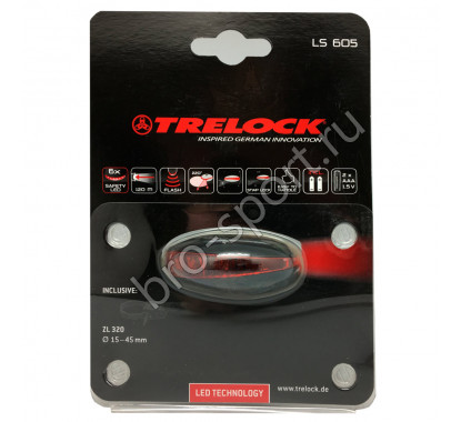Фонарь диодный задний Trelock LS 605 FLASH