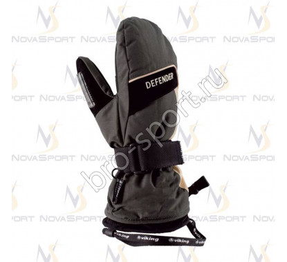 Лыжные перчатки Viking Defender Mitten Grey-black
