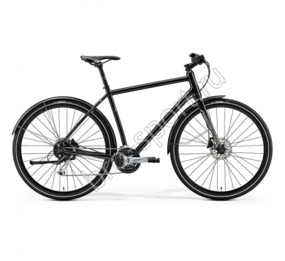 Велосипед Merida Crossway Urban 100 GlossyBlack/Silver 2019