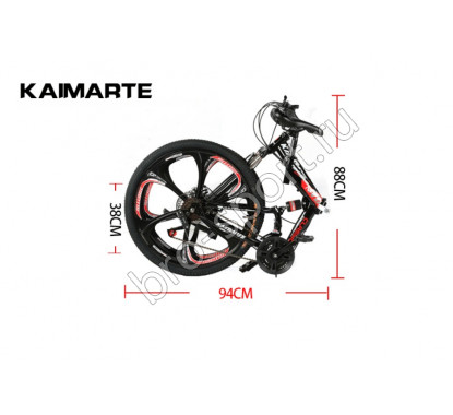 Велосипед Kaimarte KMT Classic Черный с серебром на дисках