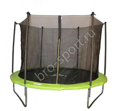 Батут DFC JUMP 6ft с сеткой, складной, чехол, apple green (183см)