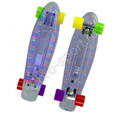 Скейтборд MC Plastic Board LED small (LED)
