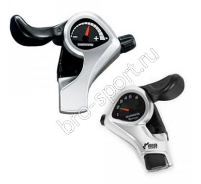 Шифтер Shimano Tourney TX50 лев/пр 3x6(Frict)ск тр.+оплетк ESLTX50P6FAT