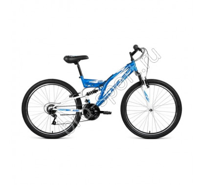 Велосипед 26' Altair MTB FS 26 1.0 18 ск Синий/Белый (18-19 г)