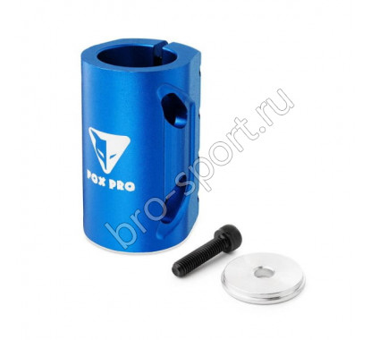 Хомут-О Fox SCS d 28.6 and 31.8, 4 bolts Синий