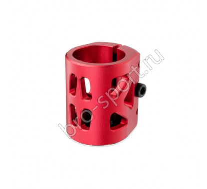 Хомут-B Fox HIC d 34.9, 3 bolt  oversized Красный