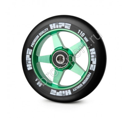 Колесо HIPE 09 110mm Зеленый/черный