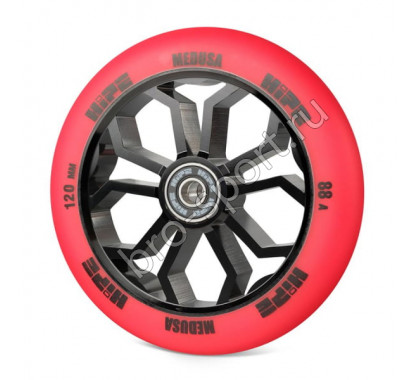 Колесо HIPE Medusa wheel LMT36 120мм red/core black
